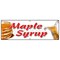 Signmission MAPLE SYRUP BANNER SIGN sign pancakes waffles Vermont real 100% flapjacks B-72 Maple Syrup - alternate 1